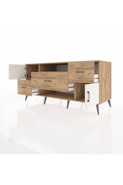 Kronos Konsol 2 Raflı 3 Çekmeceli 2 Kapaklı 176x59x83 - S610M020V24C