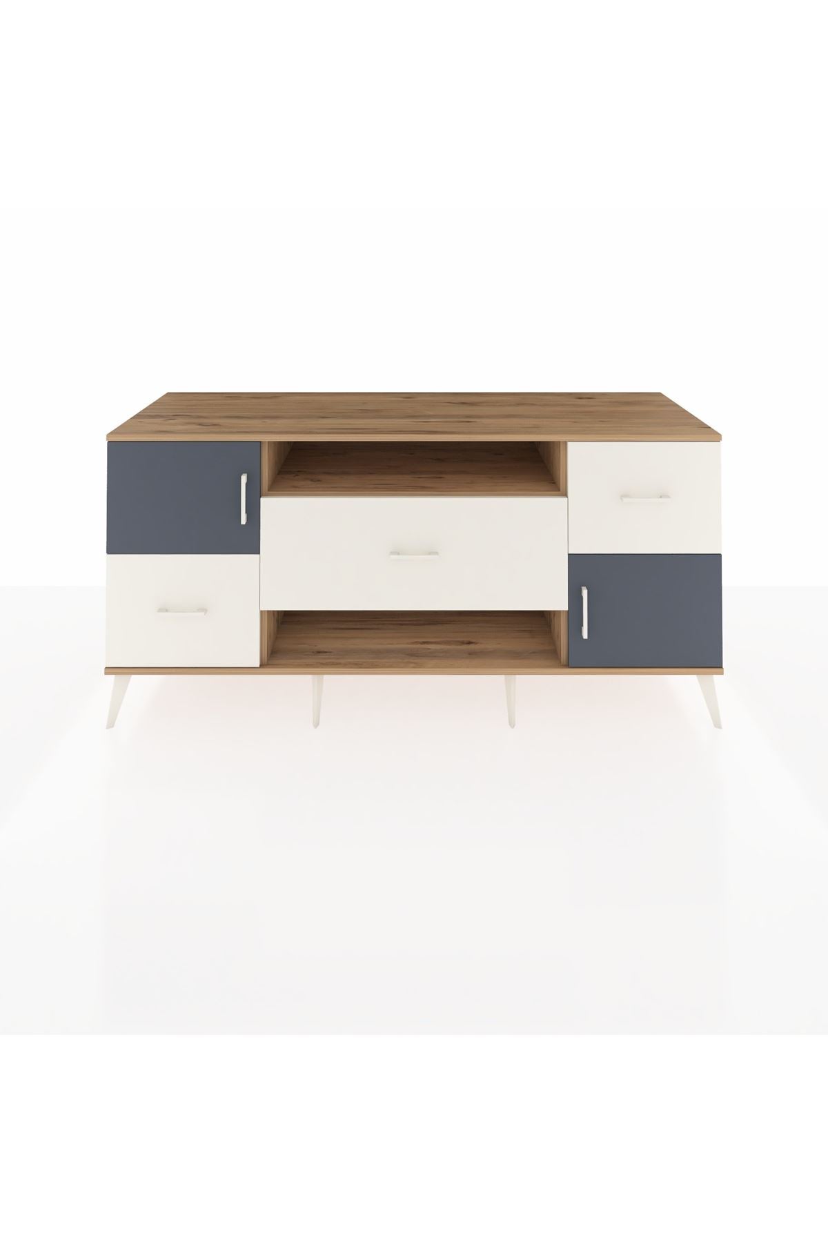 Kronos Konsol 2 Raflı 3 Çekmeceli 2 Kapaklı 176x59x83 - S610M020V25C