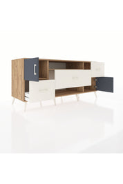 Kronos Konsol 2 Raflı 3 Çekmeceli 2 Kapaklı 176x59x83 - S610M020V25C