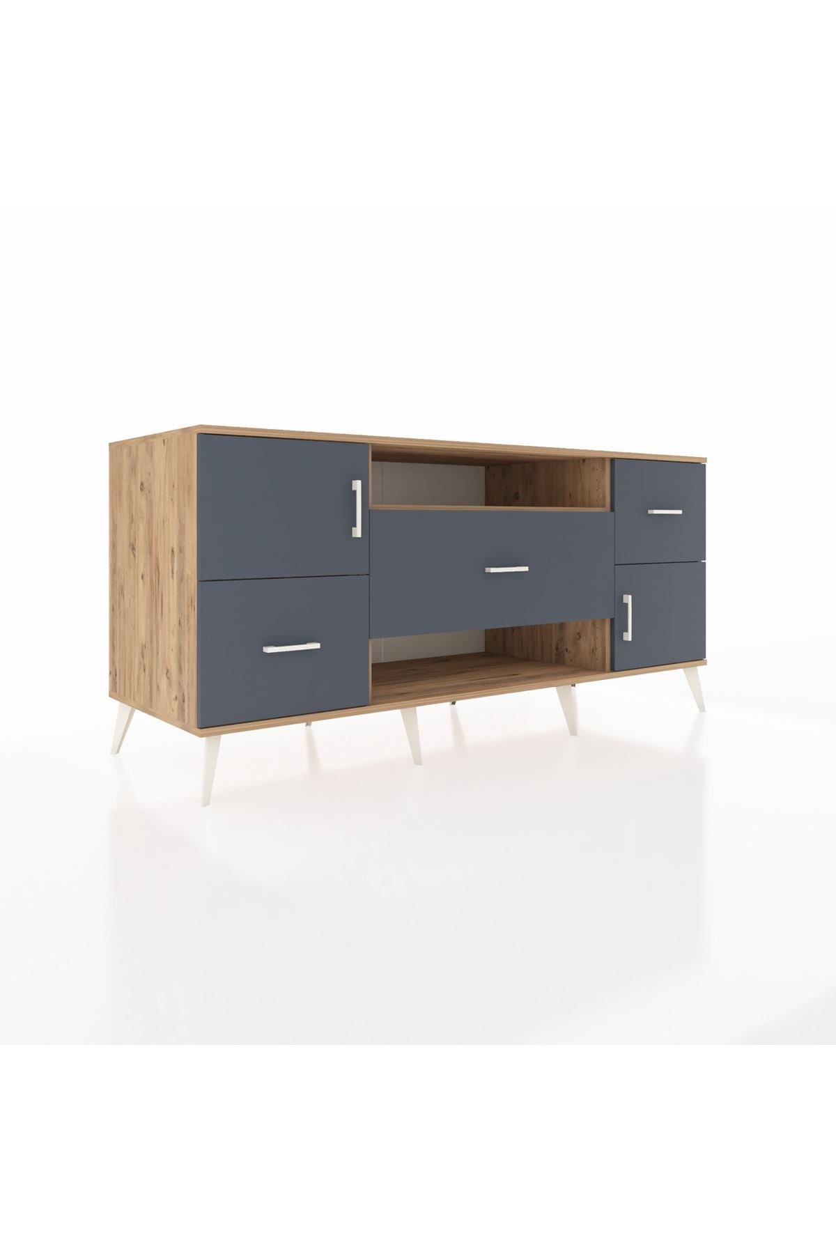 Kronos Konsol 2 Raflı 3 Çekmeceli 2 Kapaklı 176x59x83 - S610M020V26C