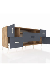 Kronos Konsol 2 Raflı 3 Çekmeceli 2 Kapaklı 176x59x83 - S610M020V26C