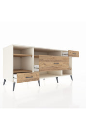 Kronos Konsol 4 Raflı 3 Çekmeceli 176x59x83 - S610M021V03C