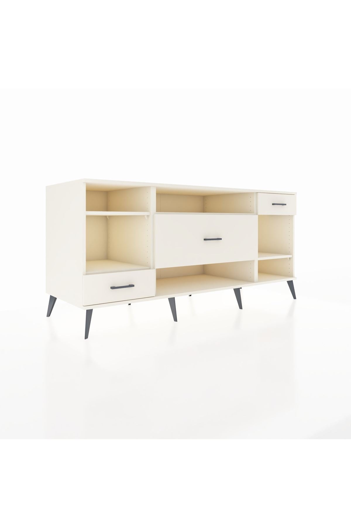 Kronos Konsol 4 Raflı 3 Çekmeceli 176x59x83 - S610M021V04C