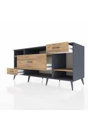 Kronos Konsol 4 Raflı 3 Çekmeceli 176x59x83 - S610M021V12C