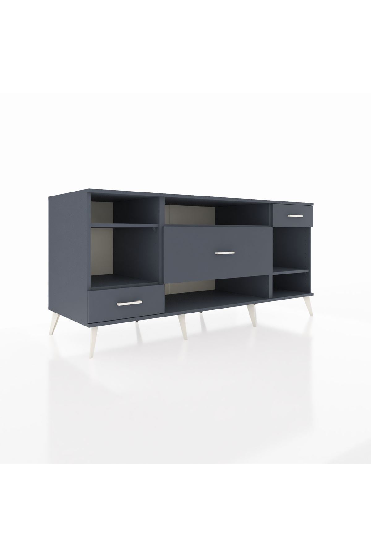 Kronos Konsol 4 Raflı 3 Çekmeceli 176x59x83 - S610M021V17C