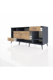 Kronos Konsol 4 Raflı 3 Çekmeceli 176x59x83 - S610M021V18C