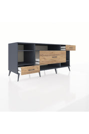 Kronos Konsol 4 Raflı 3 Çekmeceli 176x59x83 - S610M021V18C