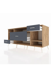 Kronos Konsol 4 Raflı 3 Çekmeceli 176x59x83 - S610M021V20C