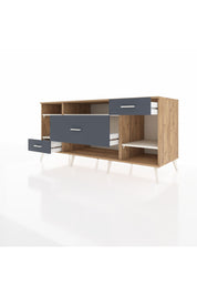 Kronos Konsol 4 Raflı 3 Çekmeceli 176x59x83 - S610M021V23C