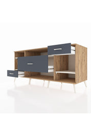 Kronos Konsol 4 Raflı 3 Çekmeceli 176x59x83 - S610M021V23C