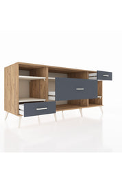 Kronos Konsol 4 Raflı 3 Çekmeceli 176x59x83 - S610M021V23C