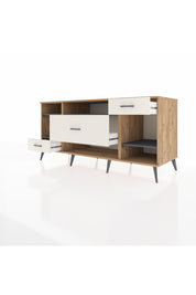 Kronos Konsol 4 Raflı 3 Çekmeceli 176x59x83 - S610M021V25C