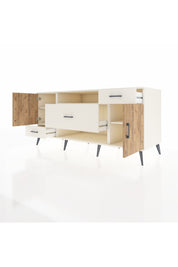 Kronos Konsol 4 Raflı 3 Çekmeceli 2 Kapaklı 176x59x83 - S610M022V01C