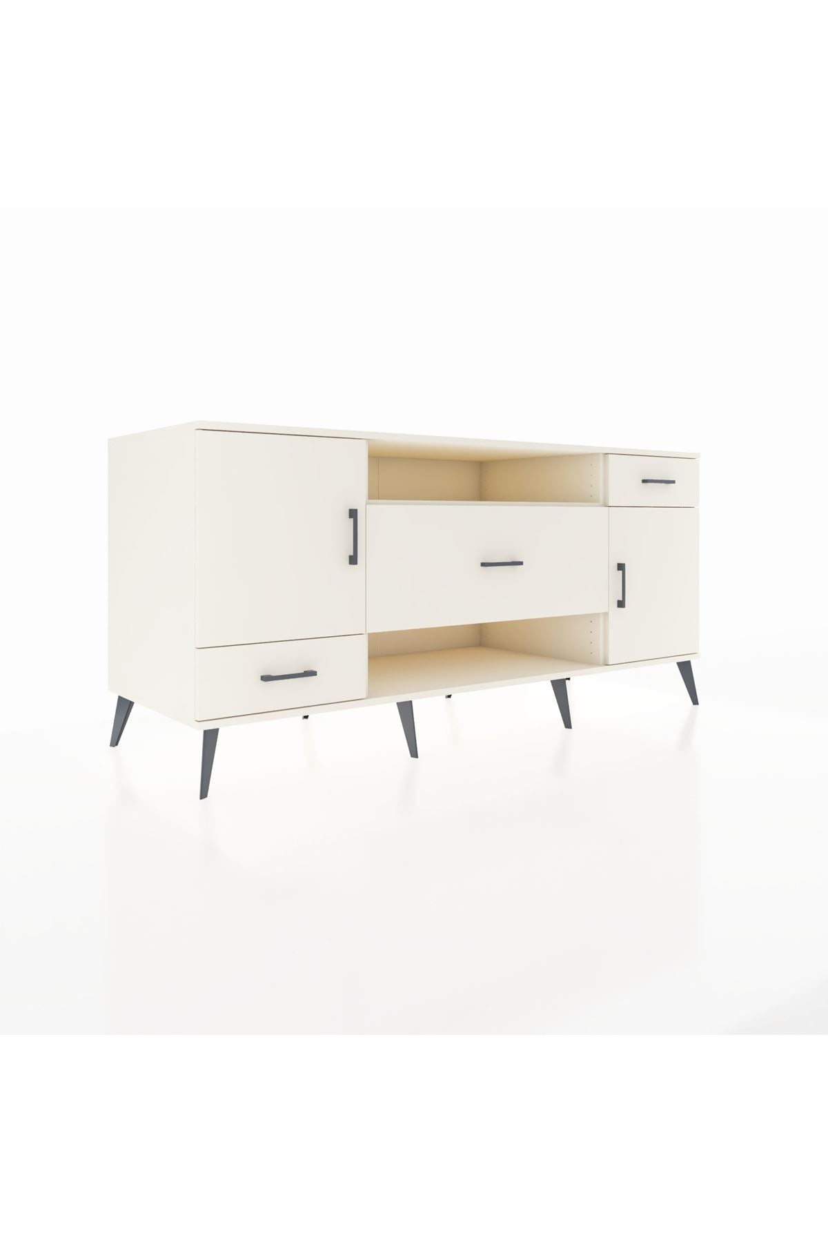 Kronos Konsol 4 Raflı 3 Çekmeceli 2 Kapaklı 176x59x83 - S610M022V04C