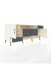 Kronos Konsol 4 Raflı 3 Çekmeceli 2 Kapaklı 176x59x83 - S610M022V05C