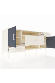 Kronos Konsol 4 Raflı 3 Çekmeceli 2 Kapaklı 176x59x83 - S610M022V07C