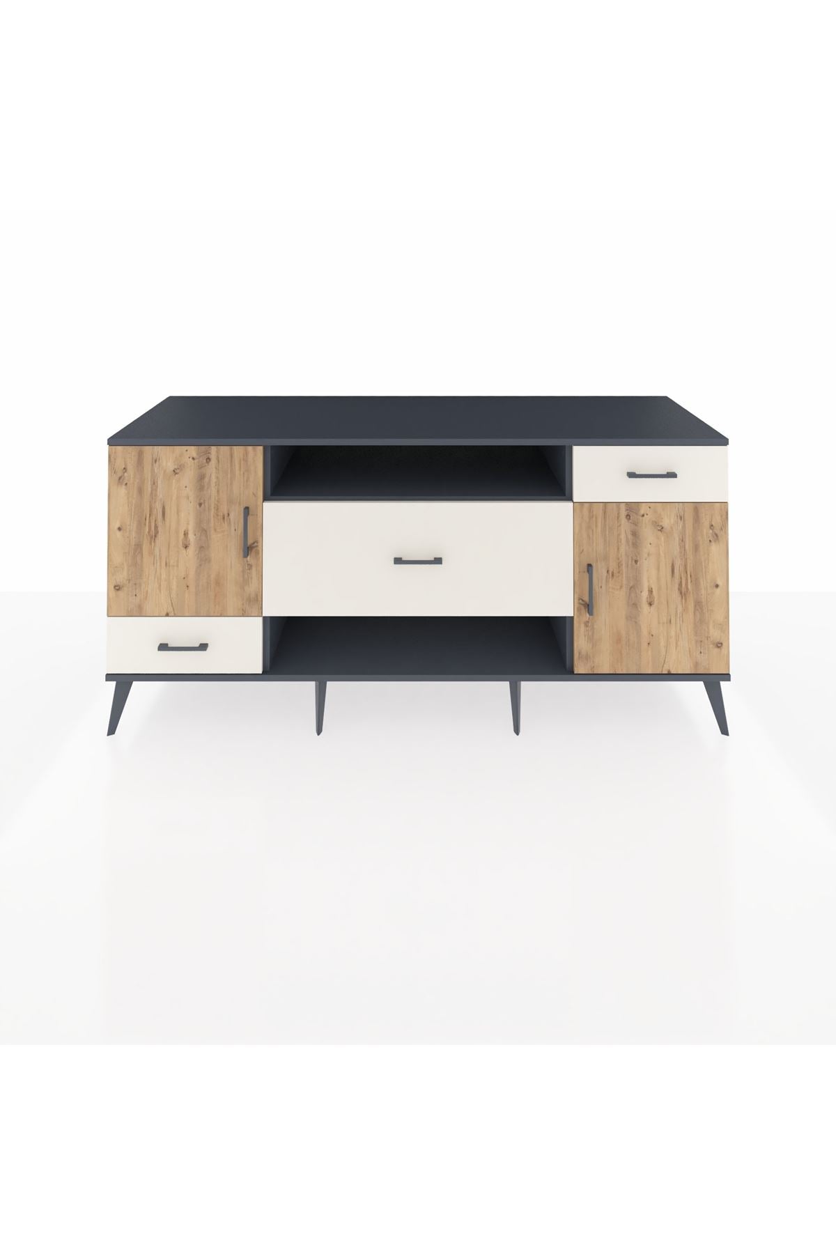 Kronos Konsol 4 Raflı 3 Çekmeceli 2 Kapaklı 176x59x83 - S610M022V10C