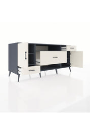 Kronos Konsol 4 Raflı 3 Çekmeceli 2 Kapaklı 176x59x83 - S610M022V13C