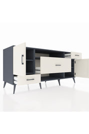 Kronos Konsol 4 Raflı 3 Çekmeceli 2 Kapaklı 176x59x83 - S610M022V13C