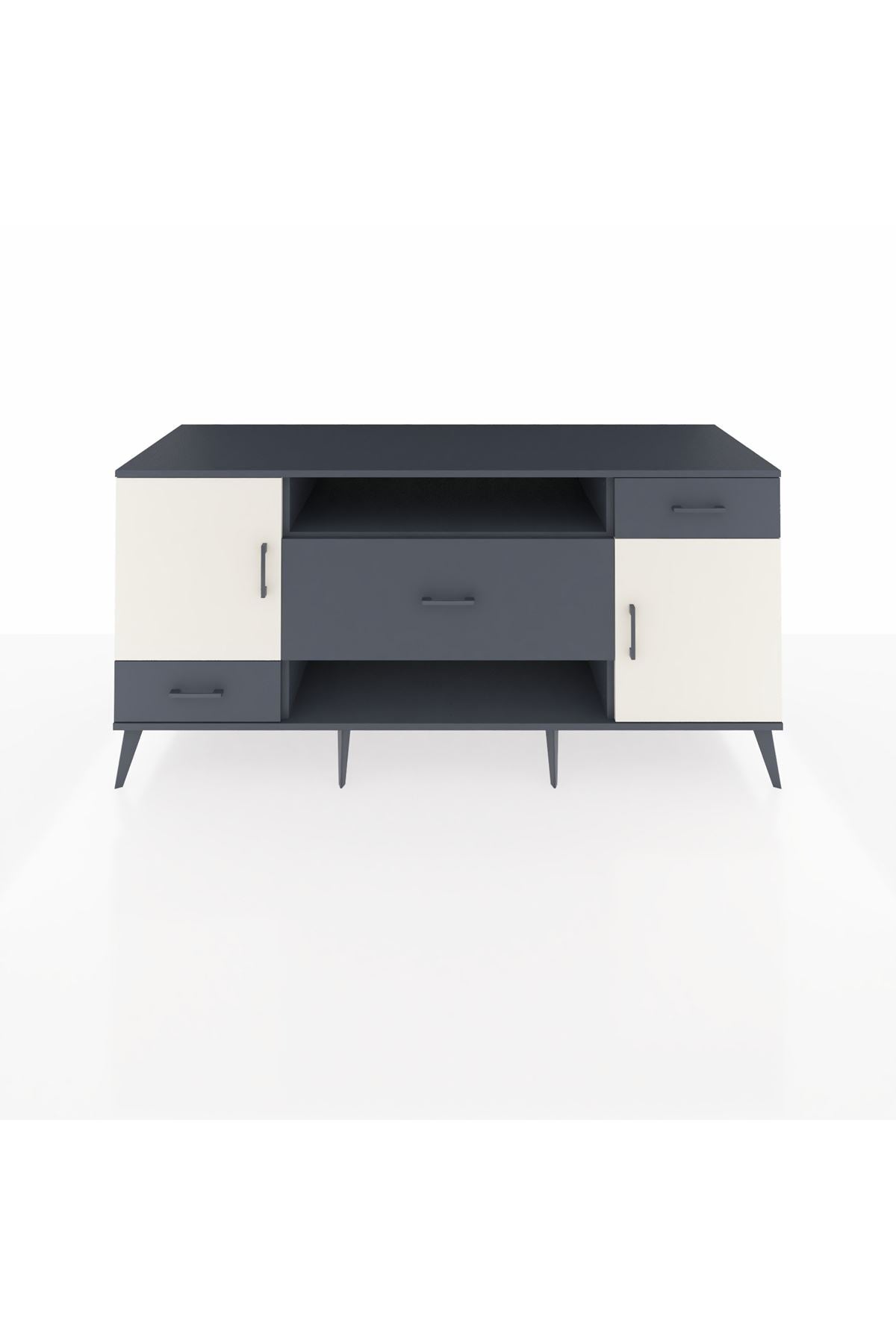 Kronos Konsol 4 Raflı 3 Çekmeceli 2 Kapaklı 176x59x83 - S610M022V14C