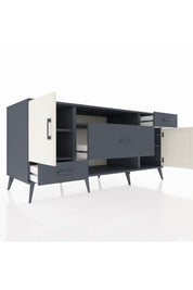 Kronos Konsol 4 Raflı 3 Çekmeceli 2 Kapaklı 176x59x83 - S610M022V14C