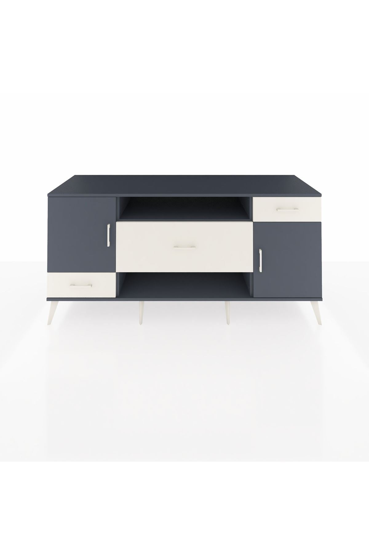 Kronos Konsol 4 Raflı 3 Çekmeceli 2 Kapaklı 176x59x83 - S610M022V16C