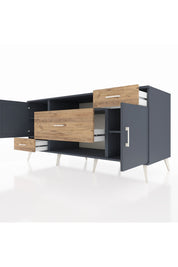 Kronos Konsol 4 Raflı 3 Çekmeceli 2 Kapaklı 176x59x83 - S610M022V18C