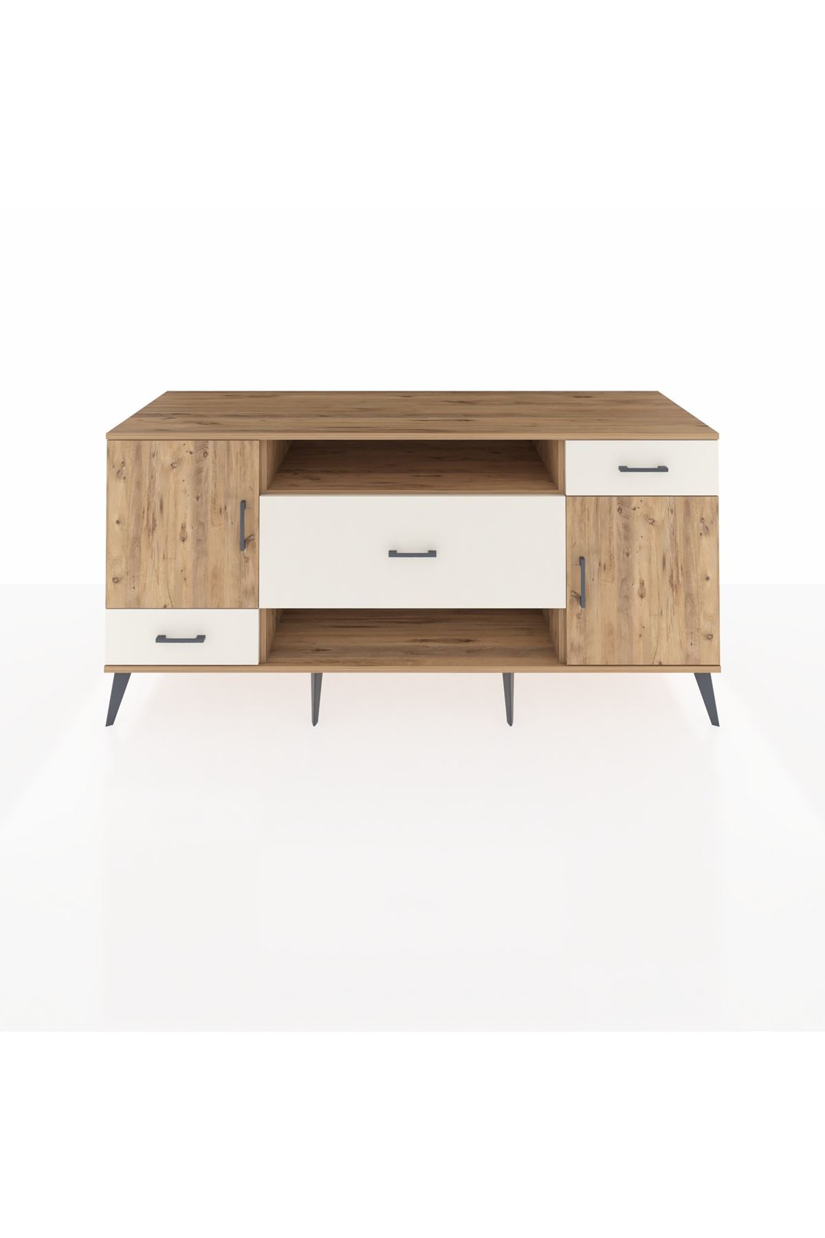 Kronos Konsol 4 Raflı 3 Çekmeceli 2 Kapaklı 176x59x83 - S610M022V19C