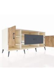 Kronos Konsol 5 Raflı Tek Çekmeceli 2 Kapaklı 176x59x83 - S610M023V02C