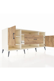 Kronos Konsol 5 Raflı Tek Çekmeceli 2 Kapaklı 176x59x83 - S610M023V03C