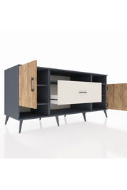 Kronos Konsol 5 Raflı Tek Çekmeceli 2 Kapaklı 176x59x83 - S610M023V10C