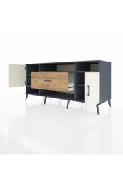 Kronos Konsol 5 Raflı Tek Çekmeceli 2 Kapaklı 176x59x83 - S610M023V15C