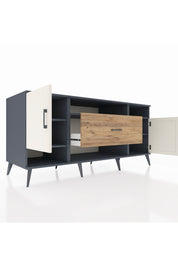 Kronos Konsol 5 Raflı Tek Çekmeceli 2 Kapaklı 176x59x83 - S610M023V15C