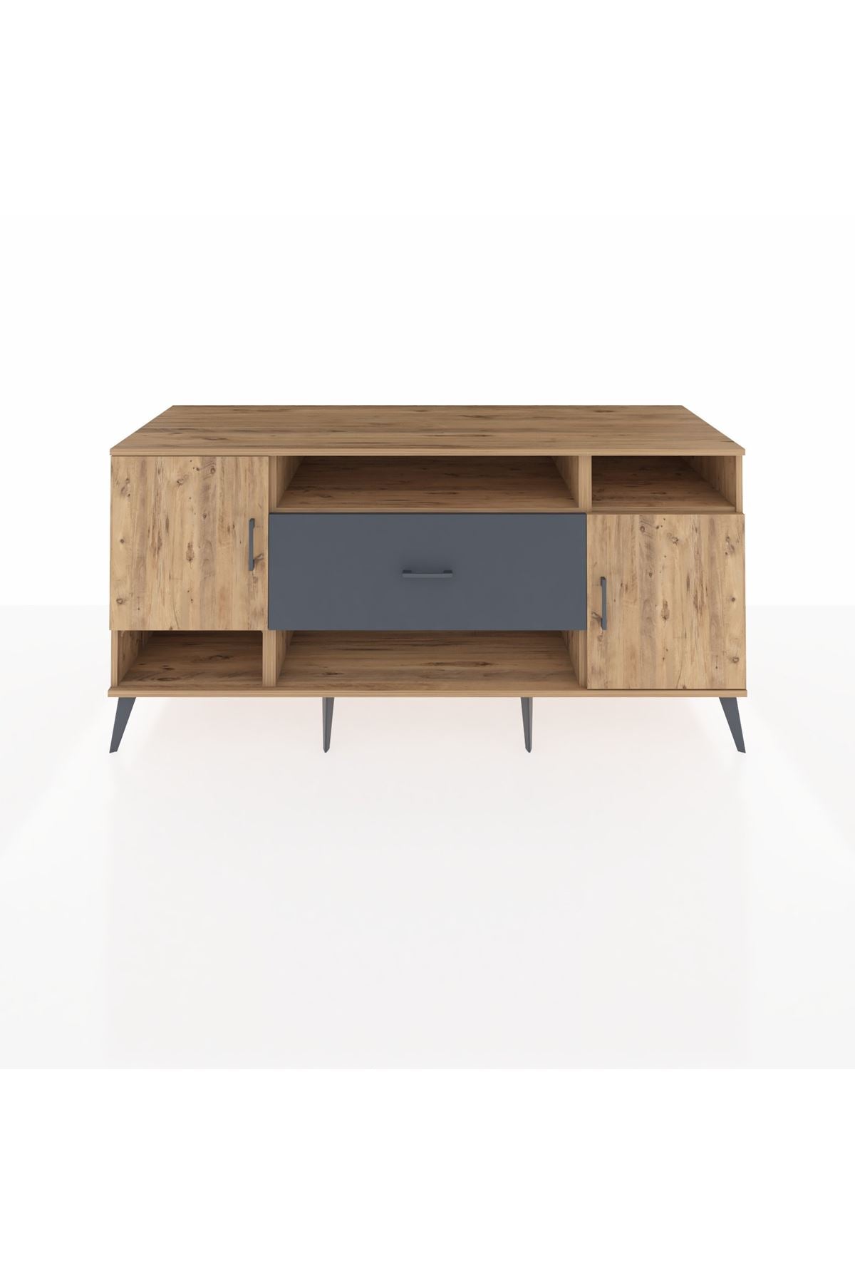 Kronos Konsol 5 Raflı Tek Çekmeceli 2 Kapaklı 176x59x83 - S610M023V20C