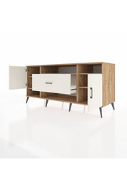 Kronos Konsol 5 Raflı Tek Çekmeceli 2 Kapaklı 176x59x83 - S610M023V22C