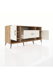 Kronos Konsol 5 Raflı Tek Çekmeceli 2 Kapaklı 176x59x83 - S610M023V22C