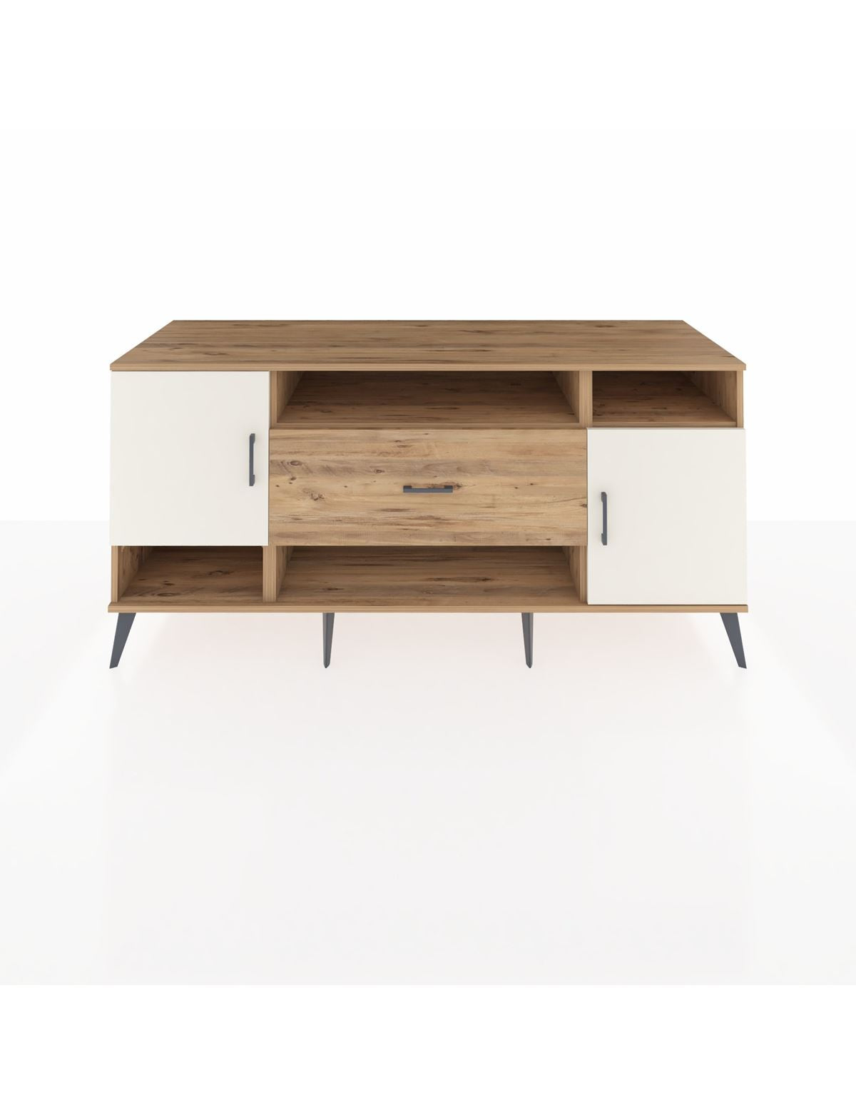 Kronos Konsol 5 Raflı Tek Çekmeceli 2 Kapaklı 176x59x83 - S610M023V24C