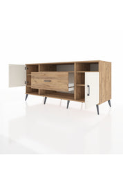 Kronos Konsol 5 Raflı Tek Çekmeceli 2 Kapaklı 176x59x83 - S610M023V24C