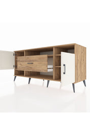 Kronos Konsol 5 Raflı Tek Çekmeceli 2 Kapaklı 176x59x83 - S610M023V24C