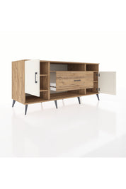 Kronos Konsol 5 Raflı Tek Çekmeceli 2 Kapaklı 176x59x83 - S610M023V24C