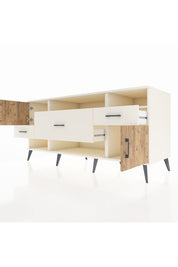 Kronos Konsol 3 Raflı 3 Çekmeceli 2 Kapaklı 176x59x83 - S610M024V01C