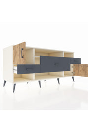 Kronos Konsol 3 Raflı 3 Çekmeceli 2 Kapaklı 176x59x83 - S610M024V02C