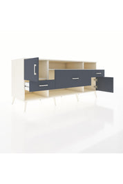 Kronos Konsol 3 Raflı 3 Çekmeceli 2 Kapaklı 176x59x83 - S610M024V08C