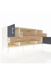 Kronos Konsol 3 Raflı 3 Çekmeceli 2 Kapaklı 176x59x83 - S610M024V09C