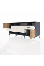 Kronos Konsol 3 Raflı 3 Çekmeceli 2 Kapaklı 176x59x83 - S610M024V10C