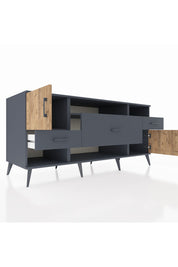 Kronos Konsol 3 Raflı 3 Çekmeceli 2 Kapaklı 176x59x83 - S610M024V11C