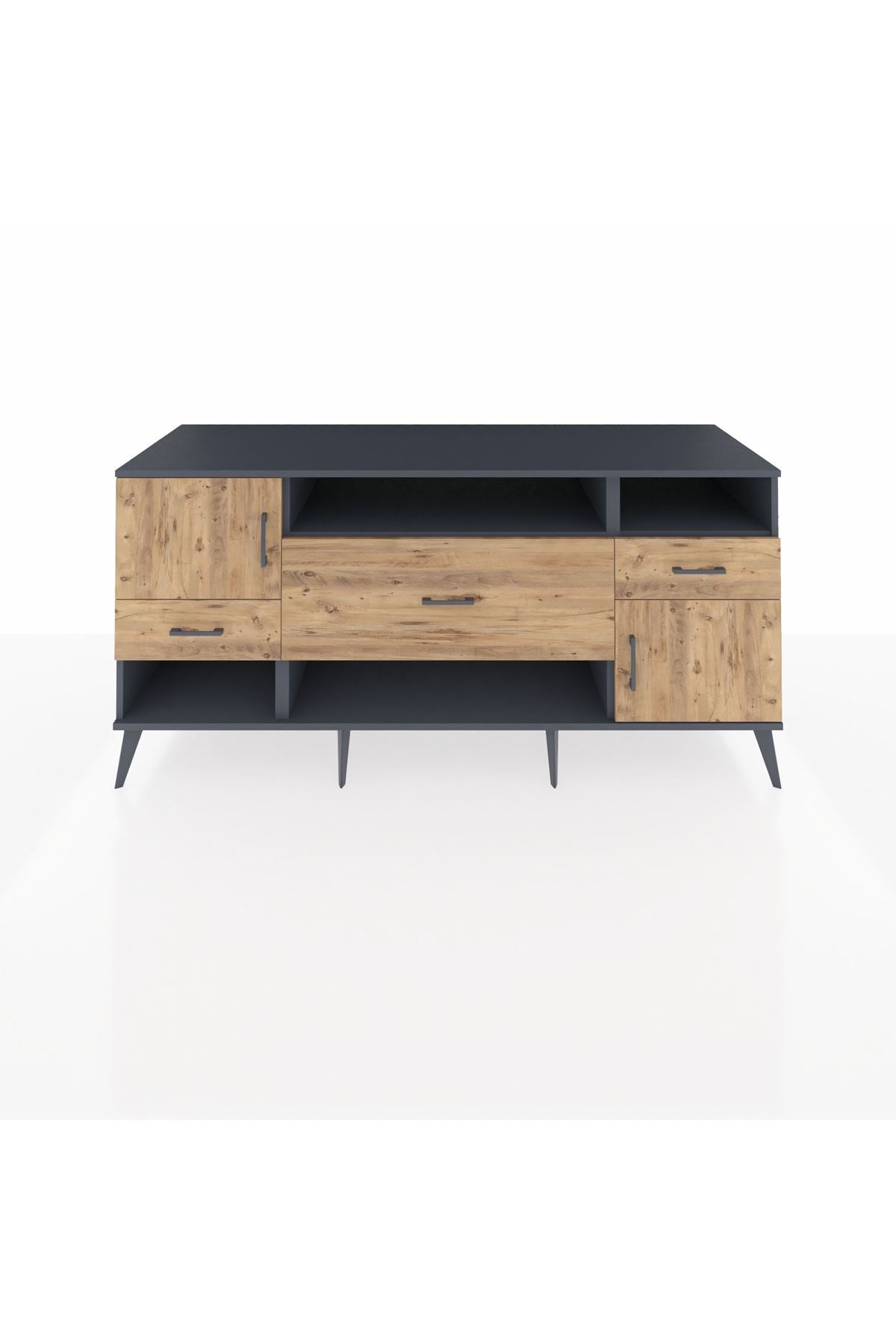 Kronos Konsol 3 Raflı 3 Çekmeceli 2 Kapaklı 176x59x83 - S610M024V12C