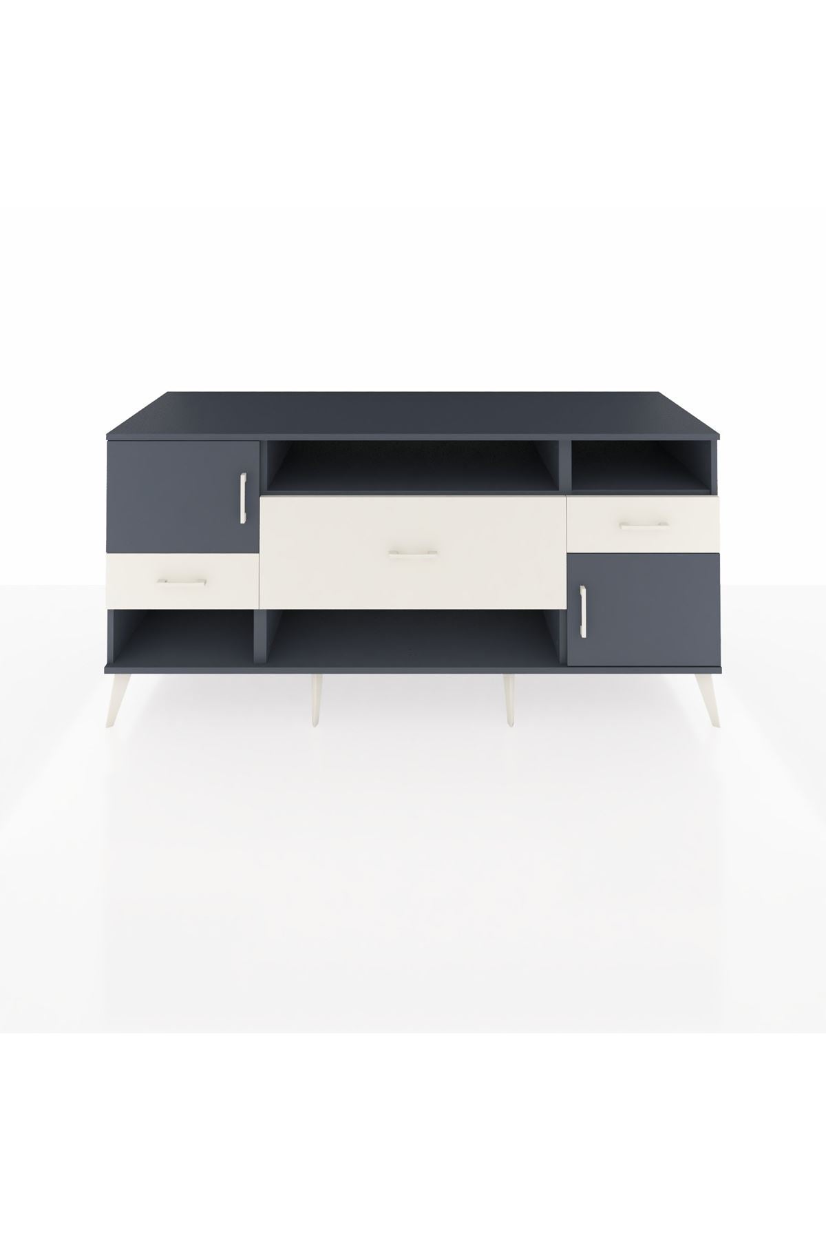 Kronos Konsol 3 Raflı 3 Çekmeceli 2 Kapaklı 176x59x83 - S610M024V16C