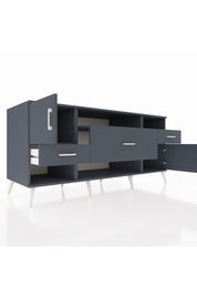 Kronos Konsol 3 Raflı 3 Çekmeceli 2 Kapaklı 176x59x83 - S610M024V17C