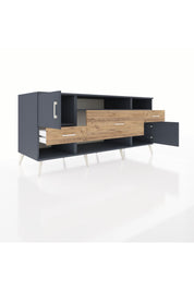 Kronos Konsol 3 Raflı 3 Çekmeceli 2 Kapaklı 176x59x83 - S610M024V18C